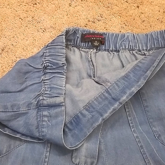 Denim Jean culottes with pockets! - Picture 6 of 6